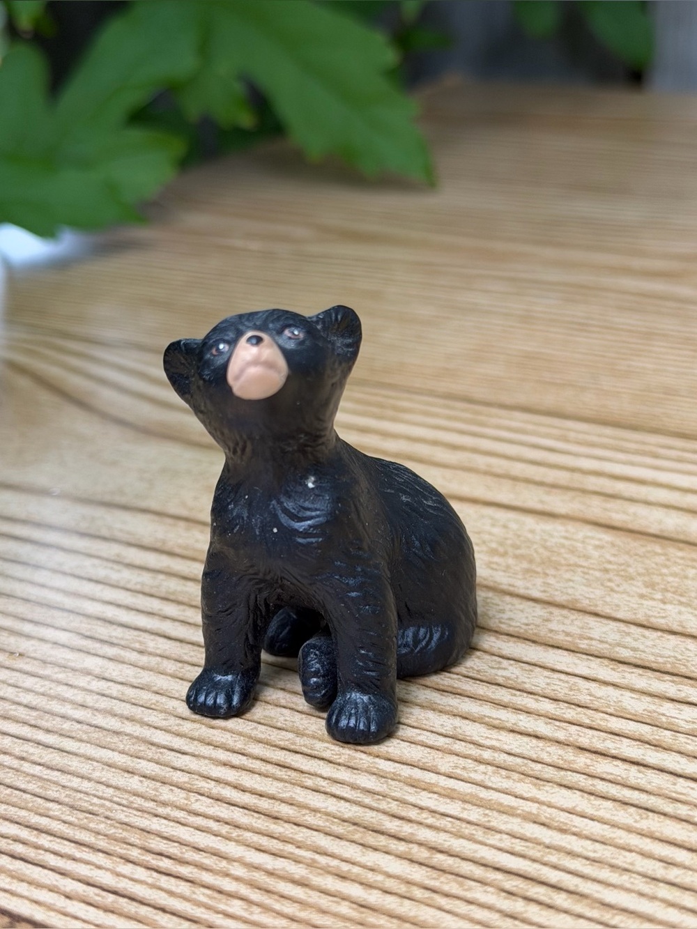 Holland Mold Vintage Miniature Ceramic Black Bear Trinket
